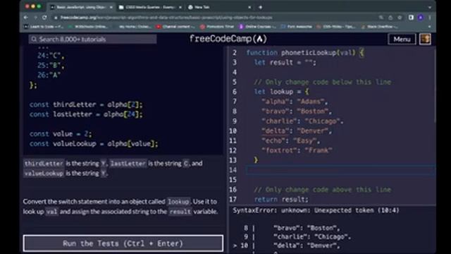 Free Code Camp - Javascript - 7/19/22 - Round 2 смотреть онлайн