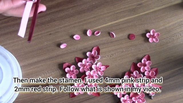 How To Quill Cherry Blossom/Sakura/Kirschblüte #quilling #cherryblossom
