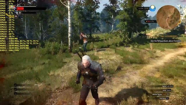 THE WITCHER 3 | GTX 980 TI SLI | 1920x1080 HD | FPS PERFORMANCE | 5960X смотреть онлайн