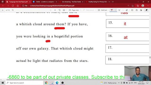 SEA Revision Language Arts Grammar Section Part 2 смотреть онлайн