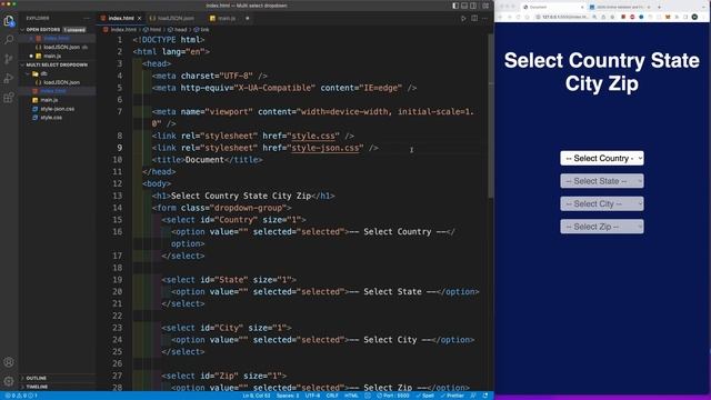 Read JSON DATA using JavaScript Async Await смотреть онлайн