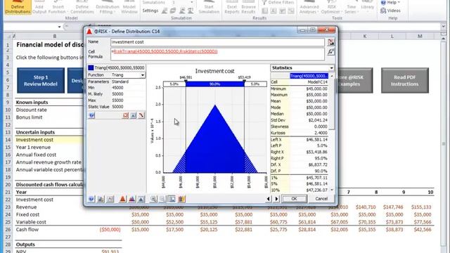 @RISK QuickStart - Step 3: Define Input Distributions смотреть онлайн