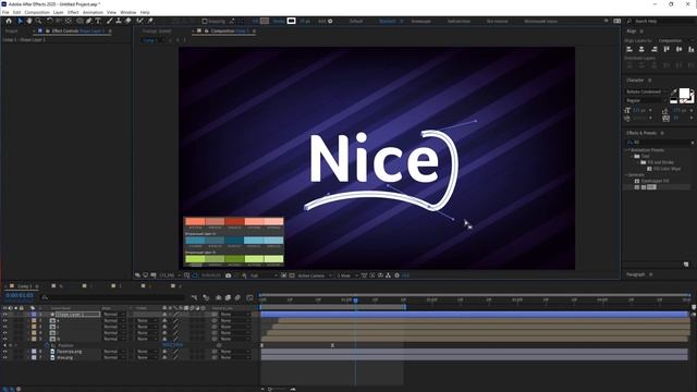 Анимация логотипа в After Effects ! смотреть онлайн