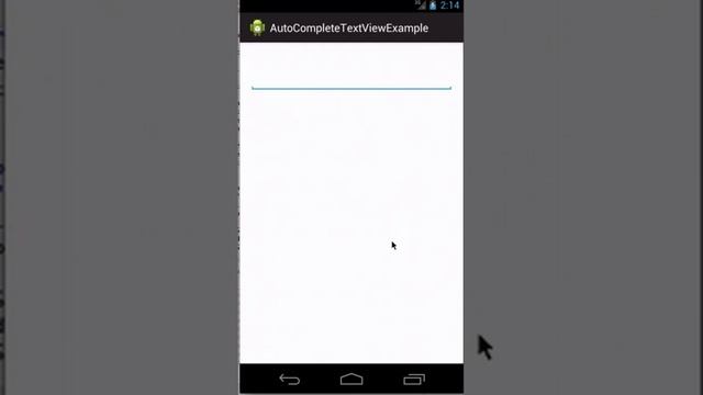 Android AutoCompleteTextView Example JSON смотреть онлайн