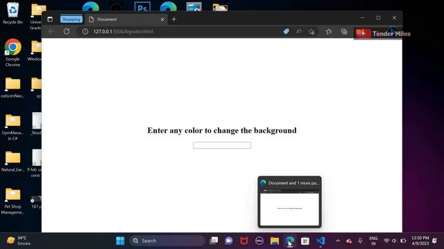 Change Background Color by typing in input box , HTML | CSS | JAVASCRIPT смотреть онлайн