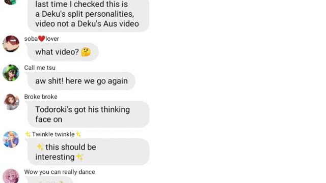 MHA Text Deku's Split Personalities Meeting The Other Deku's смотреть онлайн