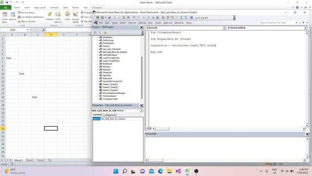 Excel VBA - How To Find Last Row With Data In A Specific Column смотреть онлайн