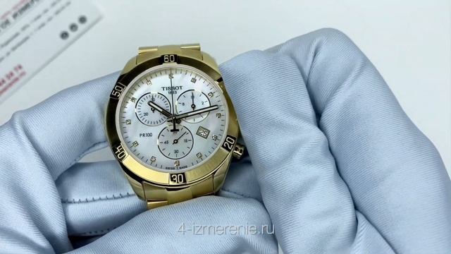 Обзор часов Tissot PR 100 Sport Chic Chronograph T101.917.33.116.01 смотреть онлайн