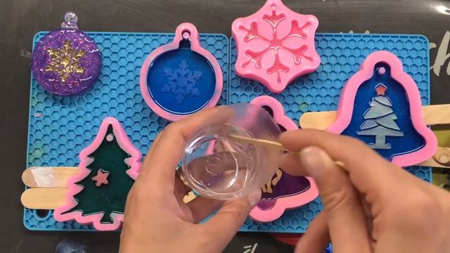 Ёлочные игрушки/Эпоксидная смола/подарки/новый год 2021 смотреть онлайн