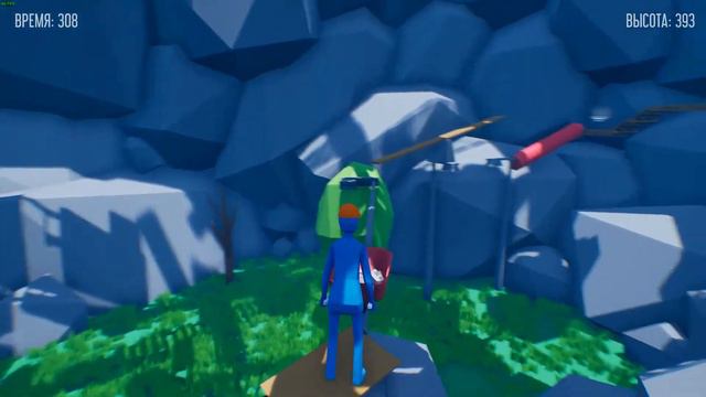 Эту игру придумал садист! ► CLIMB WITH WHEELBARROW смотреть онлайн