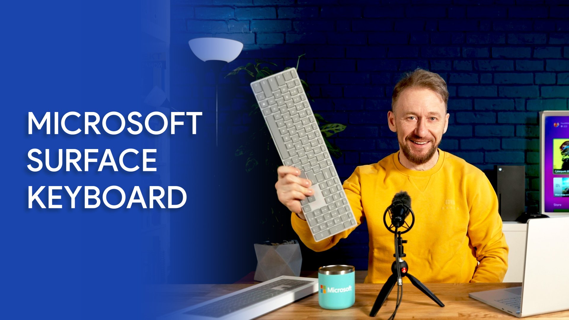 Обзор полноразмерной клавиатуры Microsoft Surface Keyboard смотреть онлайн