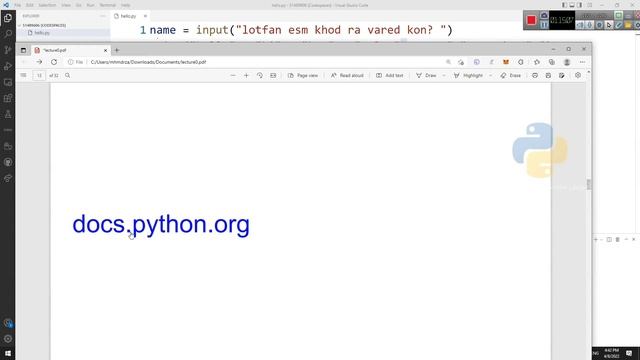 دوره رایگان پایتون دانشگاه هاروارد - هفته صفر متغیرها و توابع cs50p harvard смотреть онлайн