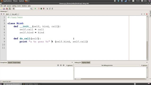 Basic Python / Beginner Code Tutorial 9 - Classes смотреть онлайн