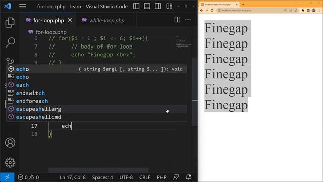 Loops in PHP | For & Foreach Loop | Tutorial 15 смотреть онлайн