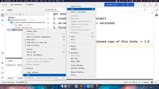 Part 4 | Git Commit | When to commit | What is Staging Area | смотреть онлайн