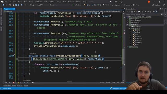 C# 9 - Collections 1 List, ArrayList, Dictionary, SortedList, HashTable, Tuple, ValueTuple смотреть онлайн