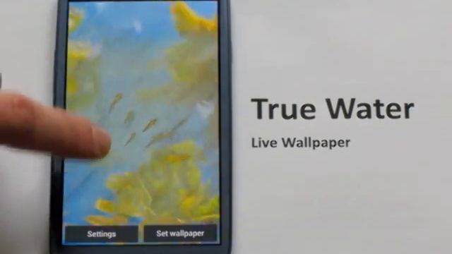 True Water - Amazing!! Live Wallpaper for Android смотреть онлайн