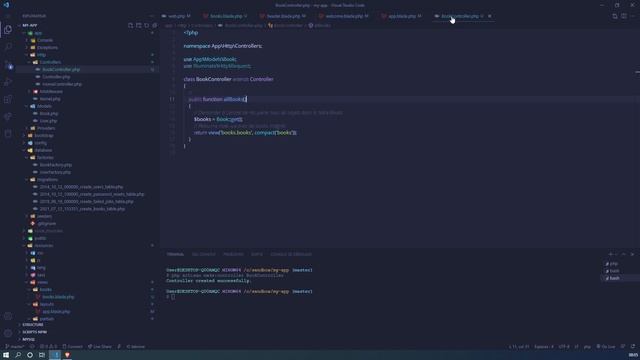 Afficher les données dans nos vues dans Laravel 8 - Framework PHP - 007 смотреть онлайн