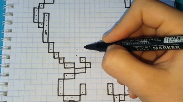 САЛЛИ ЛЕОН ИЗ БРАВЛ СТАРС ПО КЛЕТОЧКАМ BRAWL STARS PIXEL ART LEON смотреть онлайн