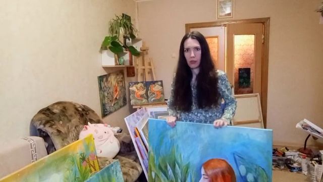 Обзор моих картин / Картины в наличии / Уютные авторские картины для дома/ Painting for sale/Artis смотреть онлайн