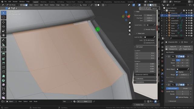 Создание персонажа в Blender. Моделим штаны. Часть 20. смотреть онлайн