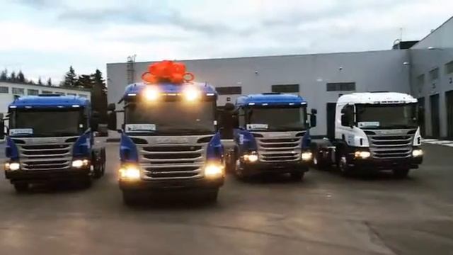 Новенькие тягачи Scania P440 для ВЕКТОР смотреть онлайн