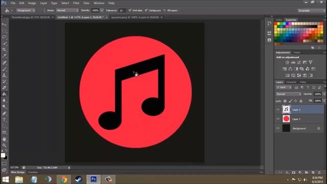 How to: Make Material Design Flat Icon in Photoshop CS6 смотреть онлайн