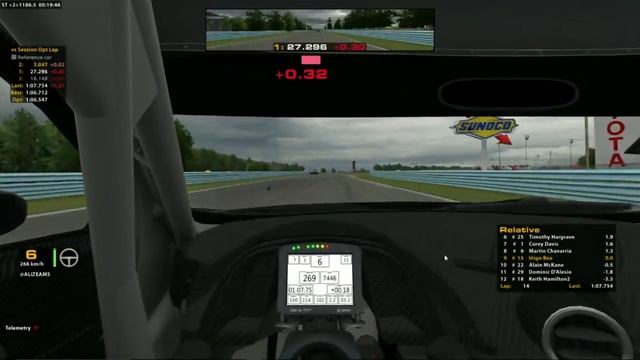 iRacing | Blancpain . Watkins. Audi R8. S4 W12 D2 смотреть онлайн