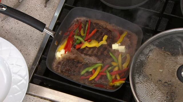 Circulon 13-piece Hard Anodized Dishwasher Safe Cookware Set on QVC смотреть онлайн