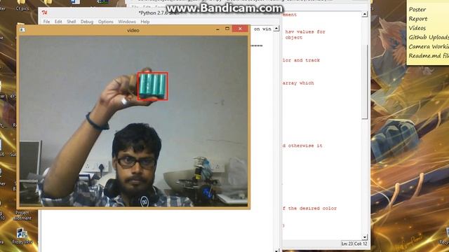 Color Object tracking using HSV color space смотреть онлайн