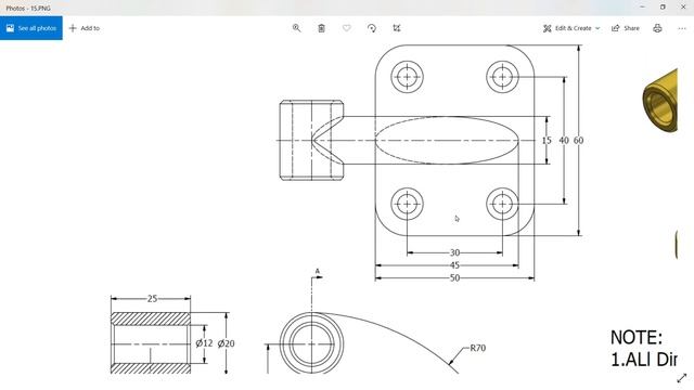 Autodesk Inventor 2021 Tutorial For Beginners Exercise 15 смотреть онлайн