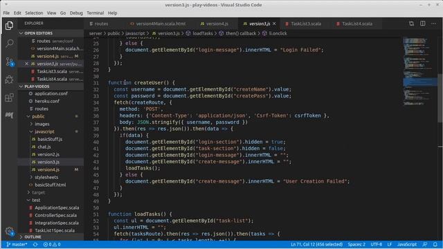 React Task List Part 6 (Play using Scala) смотреть онлайн