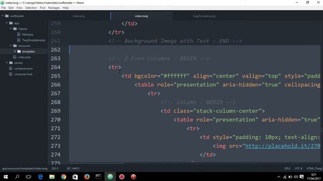 Enviar correos electrónicos responsive con SwiftMailer, Twig y Cerberus (PHP) 3/3 смотреть онлайн