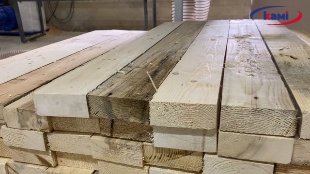 Четырехсторонний продольно фрезерный станок OSTERMANN 180S Плоскостная обработка ламелей смотреть онлайн