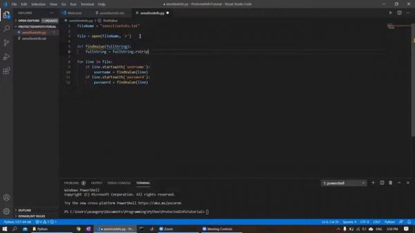 Python Tutorial - How to Read in Values From a .txt File