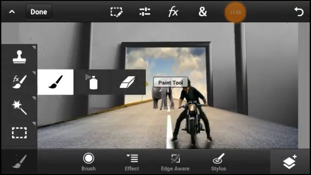 ⚫ 3D frame illusion Effect in |Photoshop Android смотреть онлайн