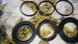 Ремонт замена пыльника на задний тормозной суппорт ssang yong action new diesel