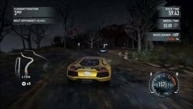 NFS The Run - Lamborghini Aventador LP700-4 смотреть онлайн