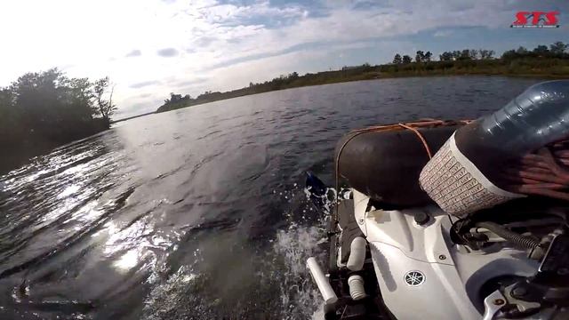 Watercross. На снегоходе по воде. смотреть онлайн