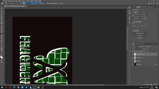 FILTER TILE: The effect of a fragmented image in Photoshop. смотреть онлайн