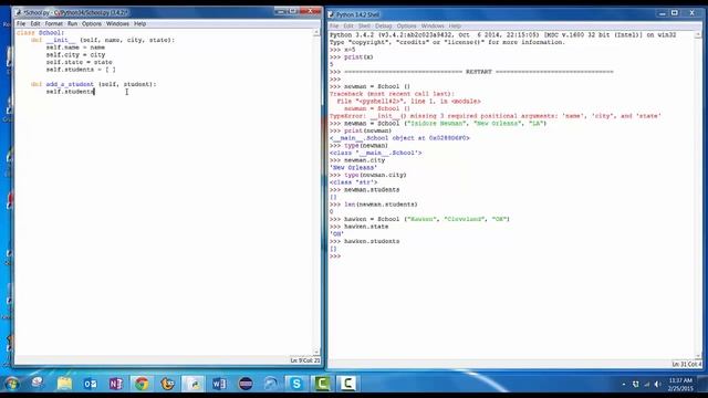 6b Working With Classes in IDLE смотреть онлайн