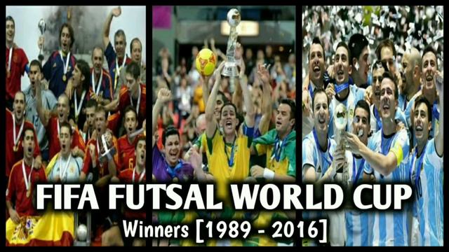 FIFA Futsal World Cup Winners [1989 - 2016]