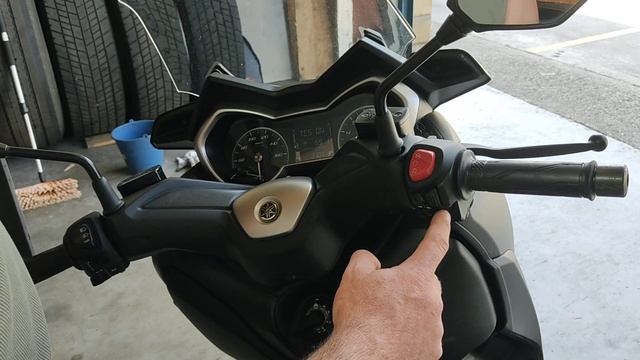 Как выставить время на YAMAHA X-MAX. Установка часов. Clocks. смотреть онлайн