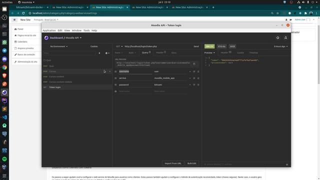 Moodle - Configuração Moodle API web service смотреть онлайн