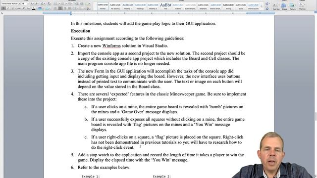C# Minesweeper milestone 05 gui game play смотреть онлайн