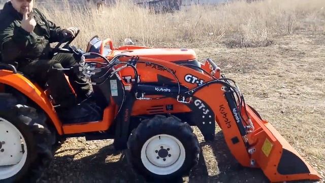 Самосъёмный кун Pashin. для мини трактора Kubota GT-3