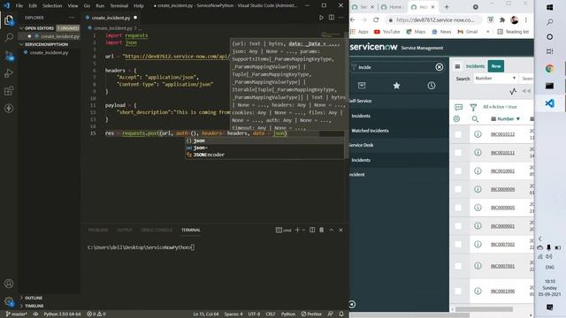 servicenow integration with python | servicenow incident management | username and password смотреть онлайн
