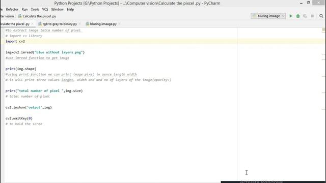 lets count the number of pixel in image with python script using image processing technique смотреть онлайн