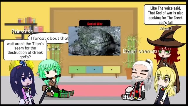 Goblin slayer react to God of war (God's vs Titan's) (Poseidon death) смотреть онлайн