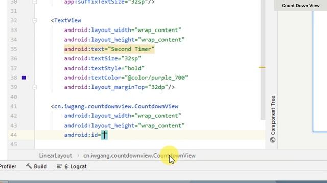 How to Implement Count Down View in Android Studio | CountDownView | Android Coding смотреть онлайн